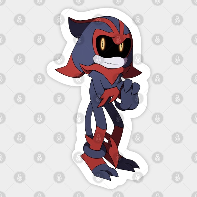 Nervous Eclipse Sticker by Firestorm Fox